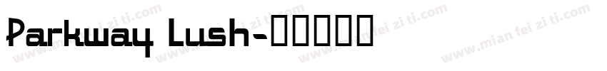 Parkway Lush字体转换